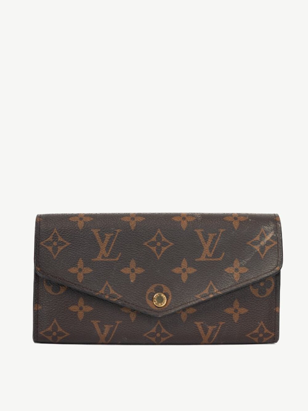 Louis Vuitton Sarah Monogram Canvas Flap Wallet